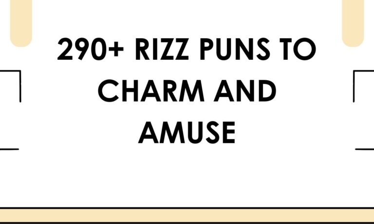 290+ Rizz Puns to Charm and Amuse